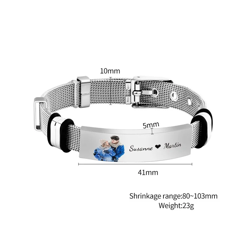 The Photo ID Bracelet — design reference photograph
