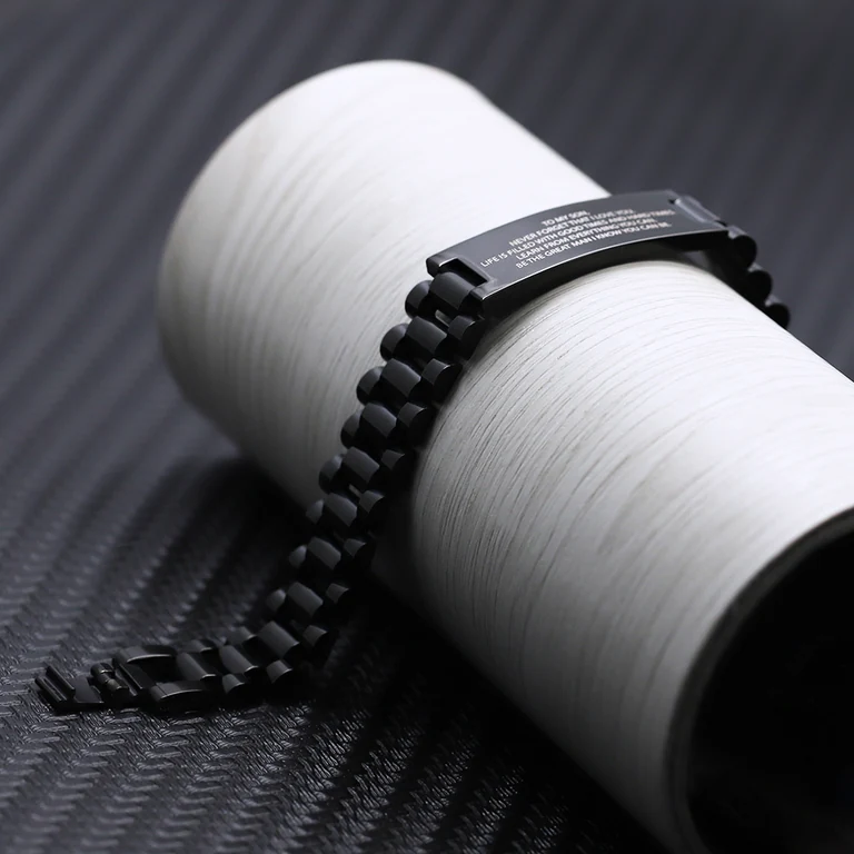The Engraved ID Bracelet — Design study 4