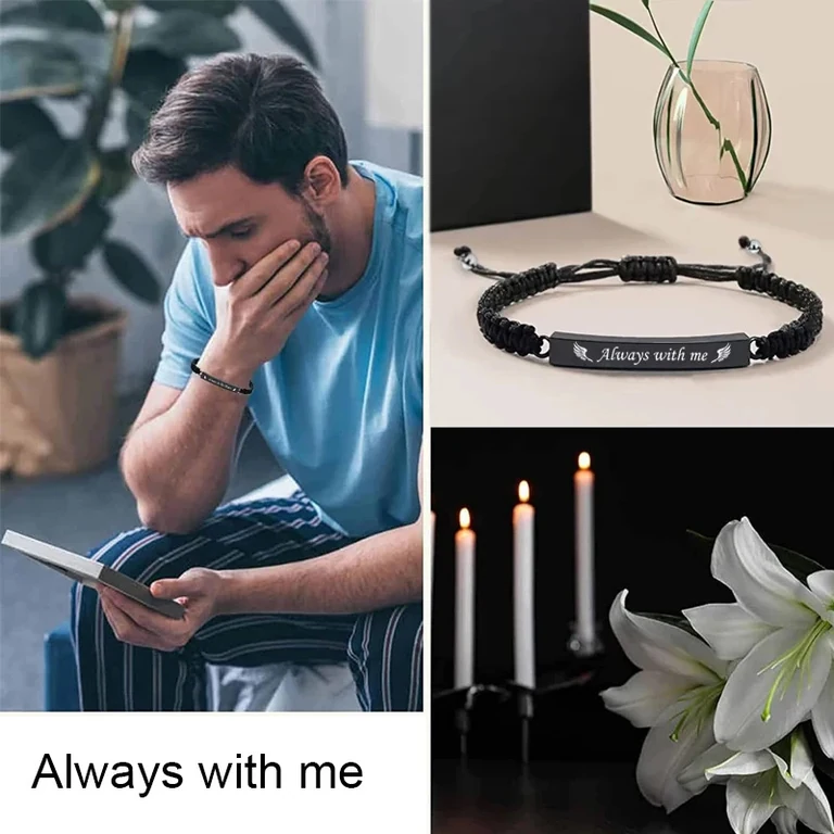 The Oval Keepsake Bracelet — On-wrist view