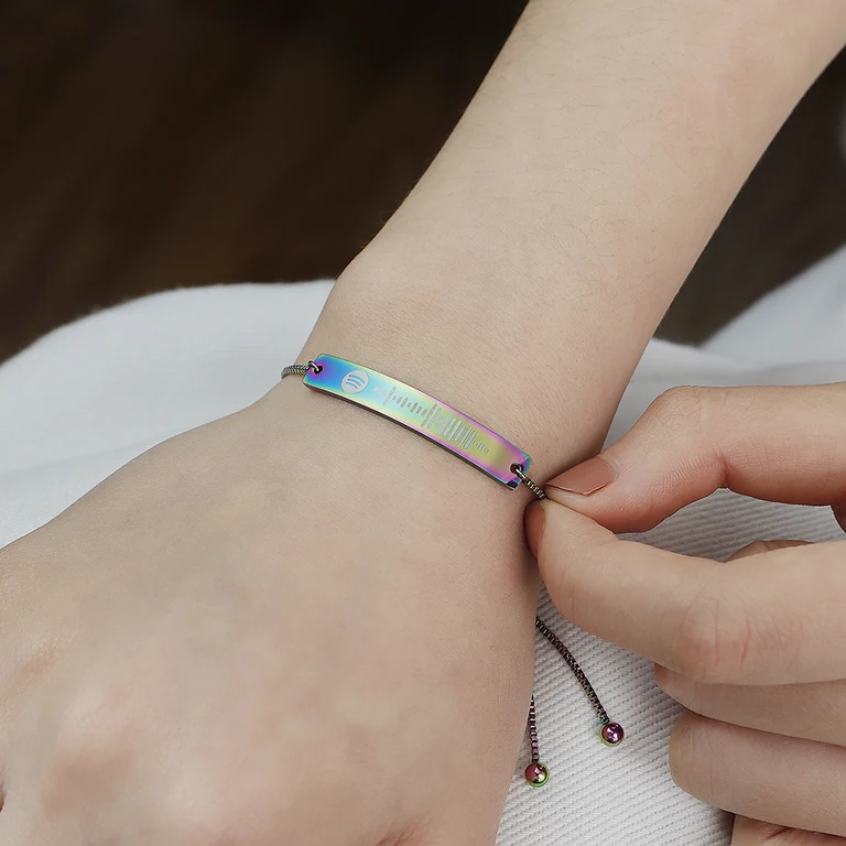 The Soundwave Bracelet — On-wrist view