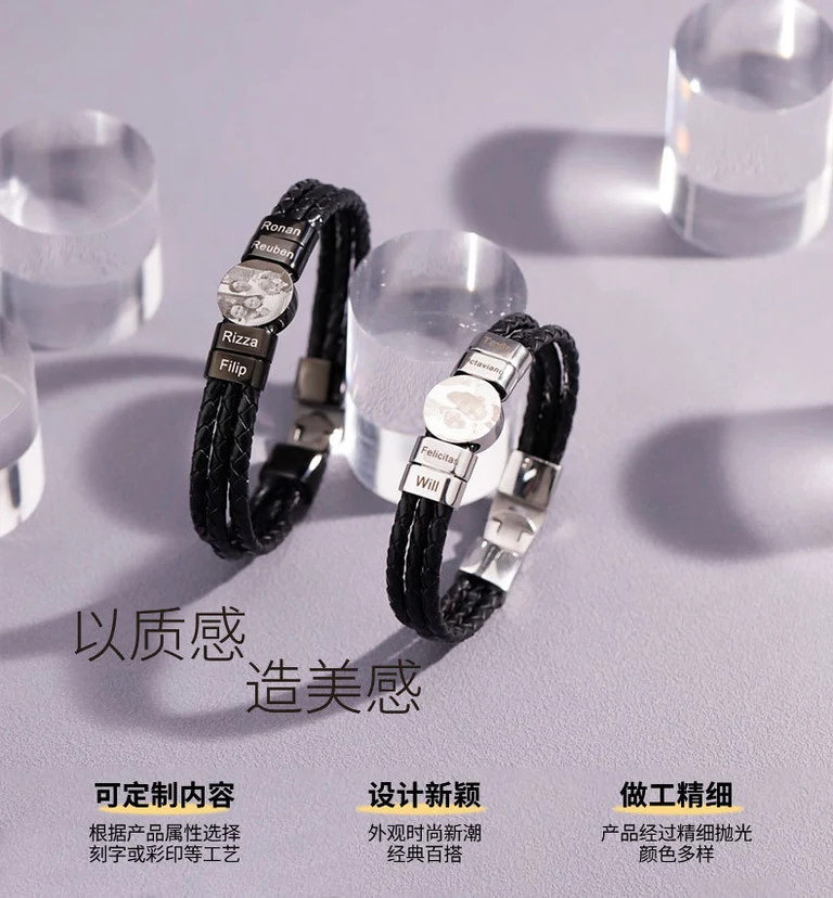The Round Portrait Bracelet — Design study 1