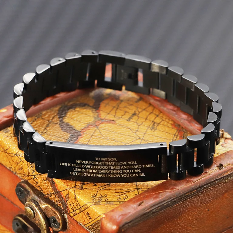 The Engraved ID Bracelet — Design study 3