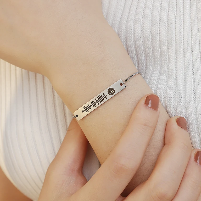 The Soundwave Bracelet — On-wrist view