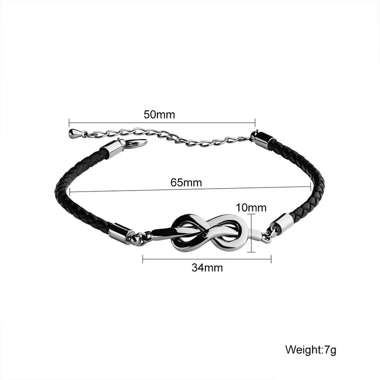 The Engraved Cord Bracelet — Illustrated measurements — fit not yet confirmed