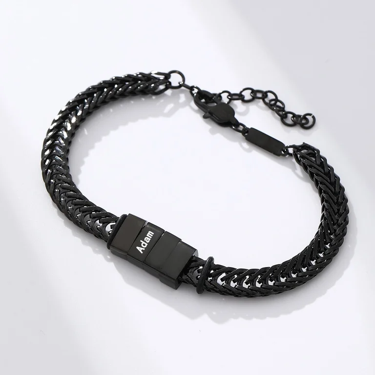 The Engraved Chain Bracelet — design reference photograph