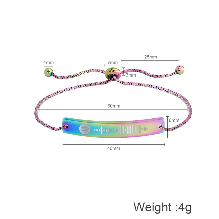 The Soundwave Bracelet — Illustrated measurements — fit not yet confirmed