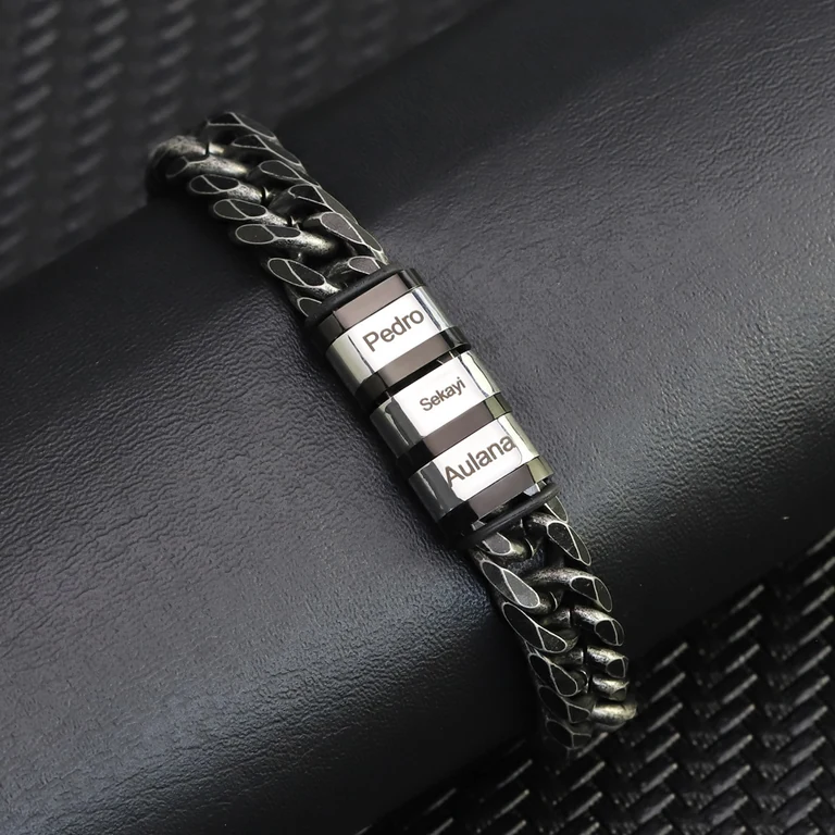 The Cuban Name Bracelet — Design study 5