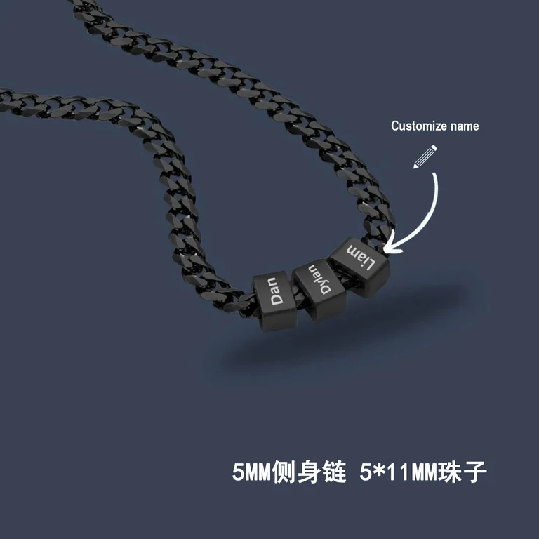 The Cuban Name Necklace — Design study 1