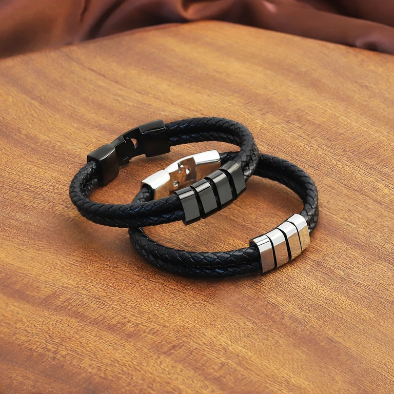 The Braided Name Bead Bracelet — Design study 3