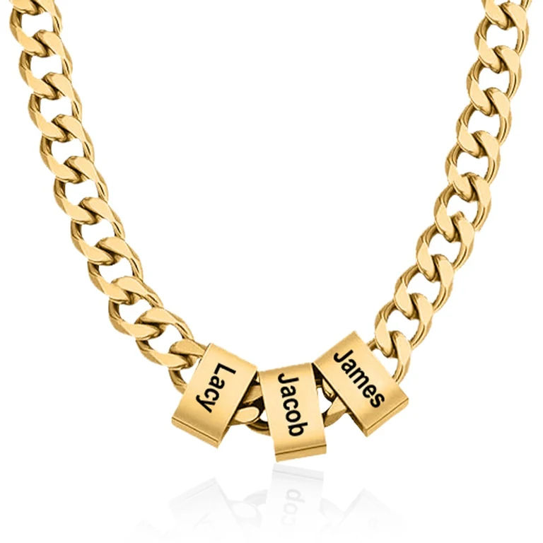 The Cuban Name Necklace — Design study 3