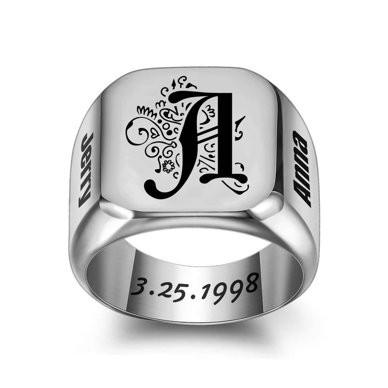 The Photo & Text Ring — Design study 5