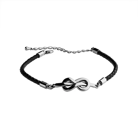 The Engraved Cord Bracelet — example personalization