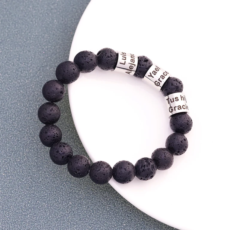 The Name Bead Bracelet — Design study 4