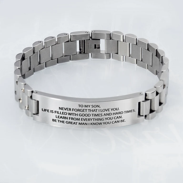 The Engraved ID Bracelet — Design study 6