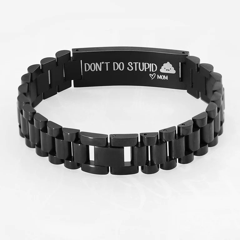 The Engraved ID Bracelet — Design study 5