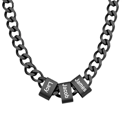 The Cuban Name Necklace — example personalization