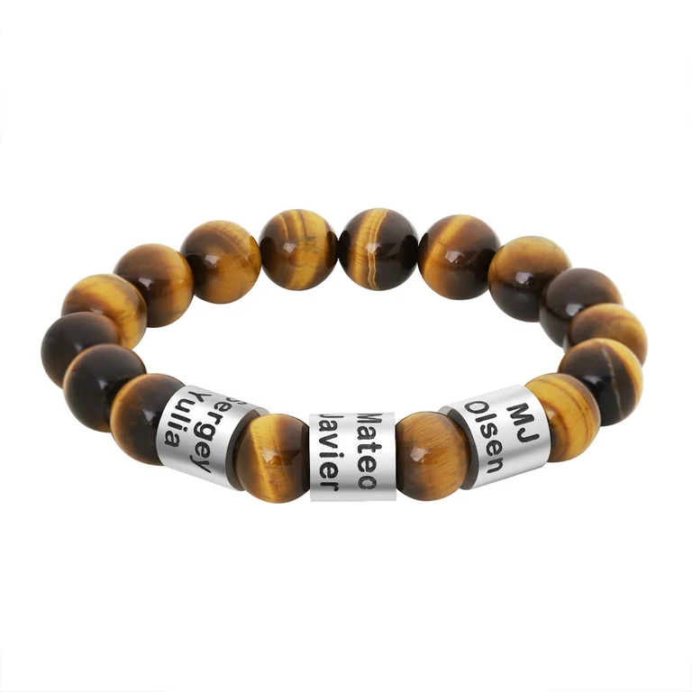 The Three-Name Bead Bracelet — Design study 6