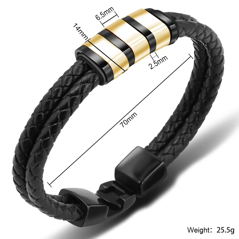 The Braided Name Bracelet — Illustrated measurements — fit not yet confirmed