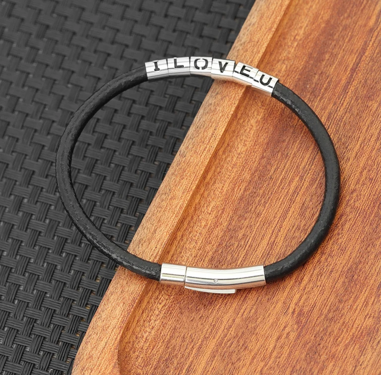 The Cutout Letter Bracelet — Design study 3