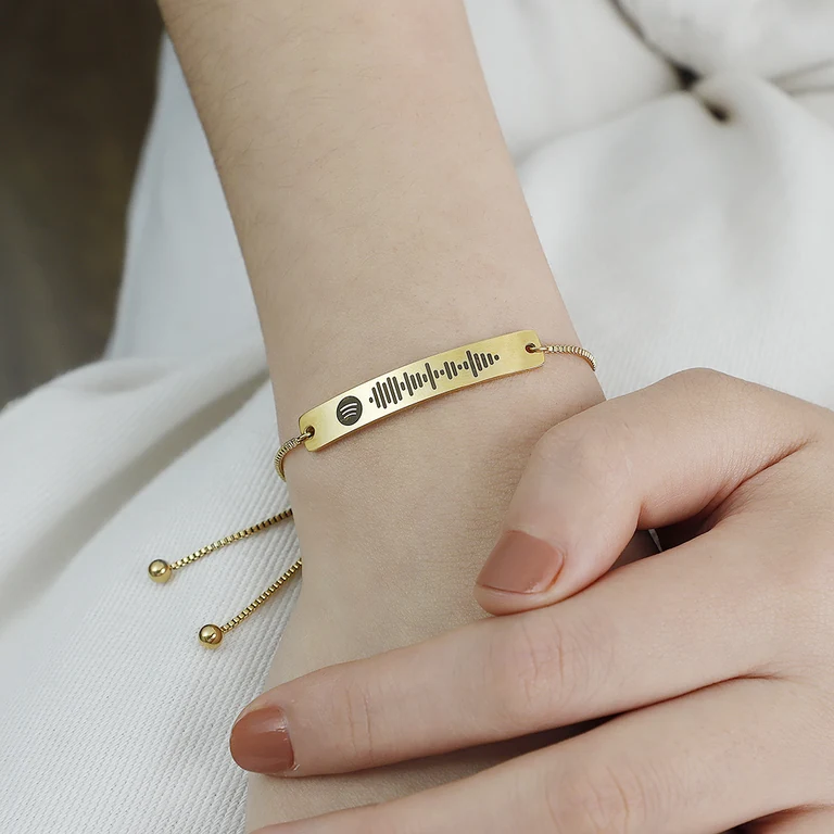 The Soundwave Bracelet — On-wrist view