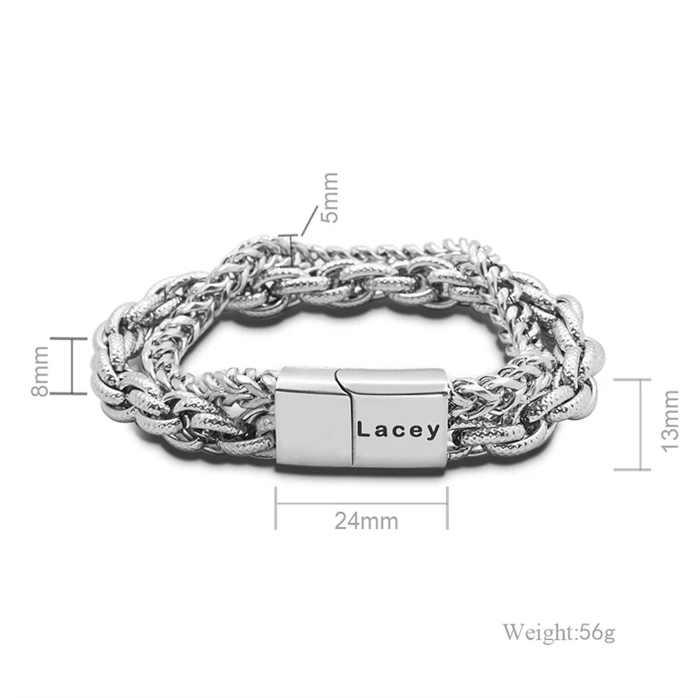 The Double Chain — Illustrated measurements — fit not yet confirmed