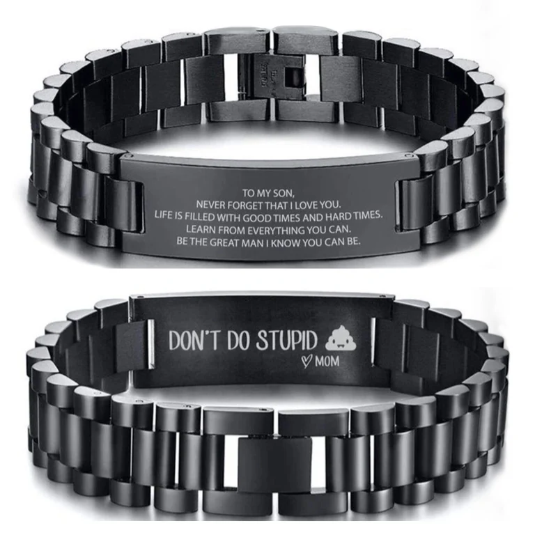 The Engraved ID Bracelet — Design study 1