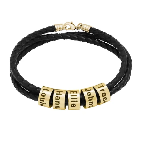 The Letter Cord Bracelet — example personalization