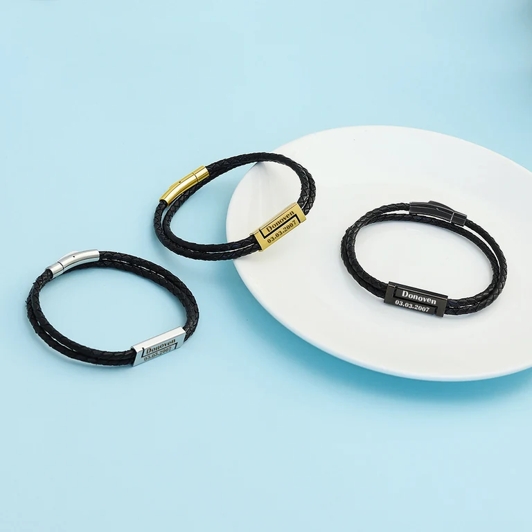 The Name Cord Bracelet — Design study 2