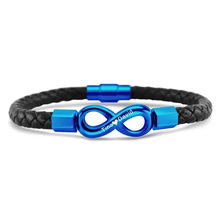 The Infinity Cord Bracelet — design reference photograph