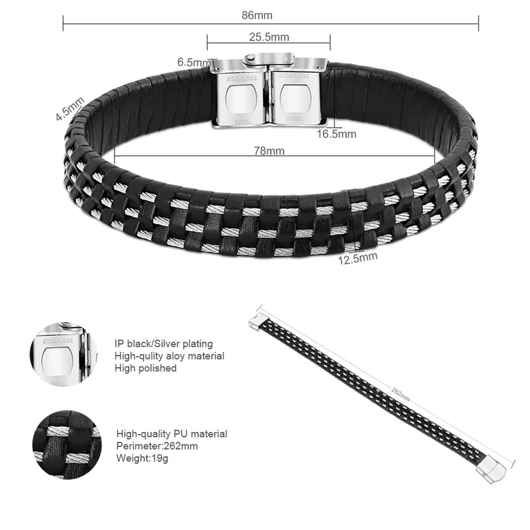 The Wide Link Bracelet — Illustrated measurements — fit not yet confirmed