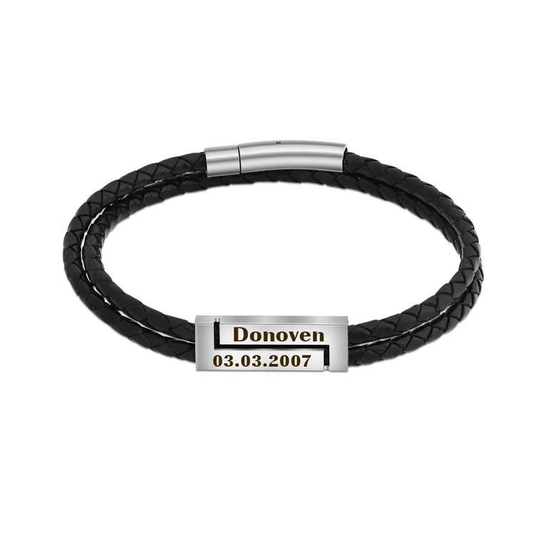 The Name Cord Bracelet — Design study 8