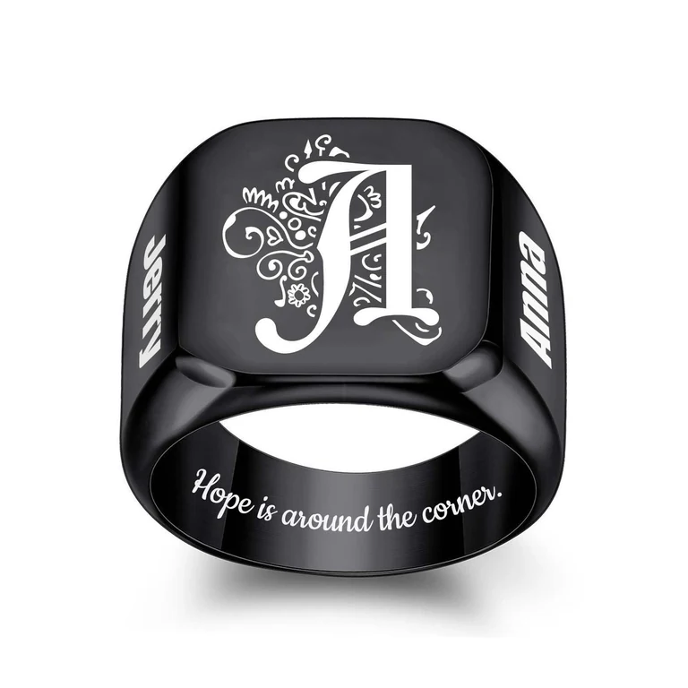 The Photo & Text Ring — Design study 2