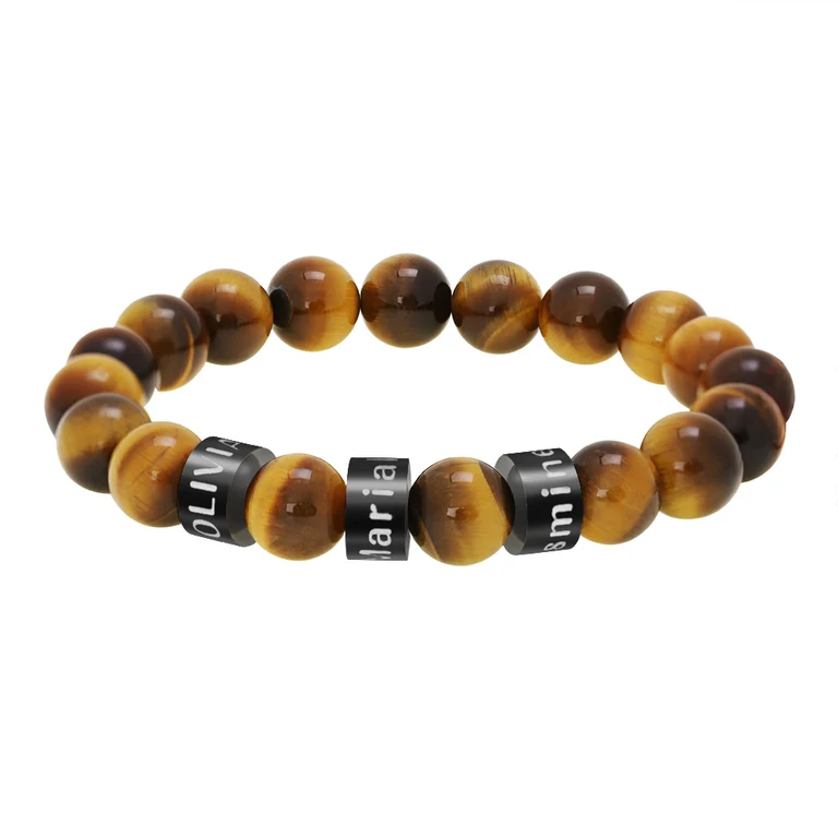 The Three-Name Bead Bracelet — Design study 9